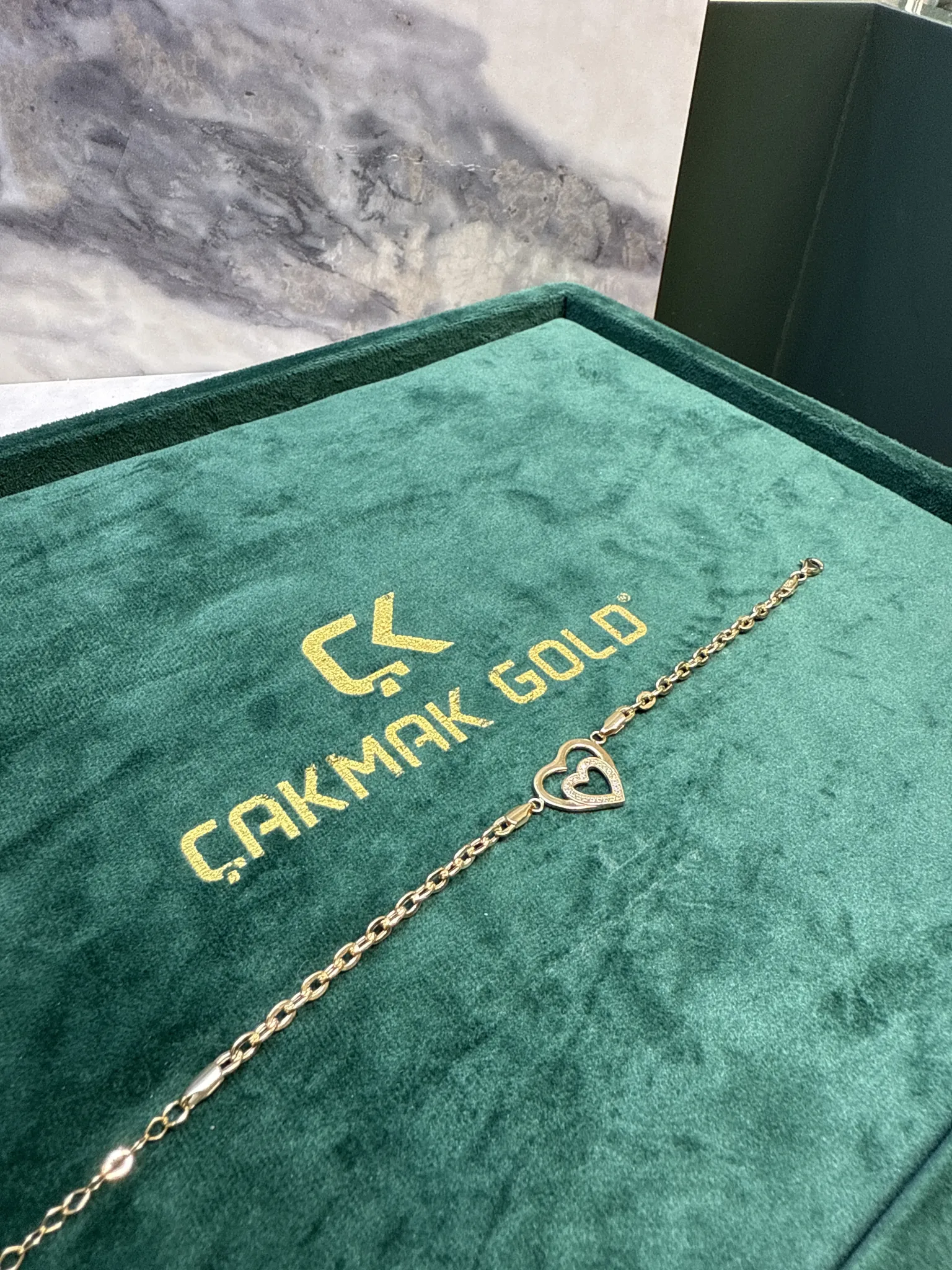 ÇİFT KALPLİ TASARIM BİLEKLİK