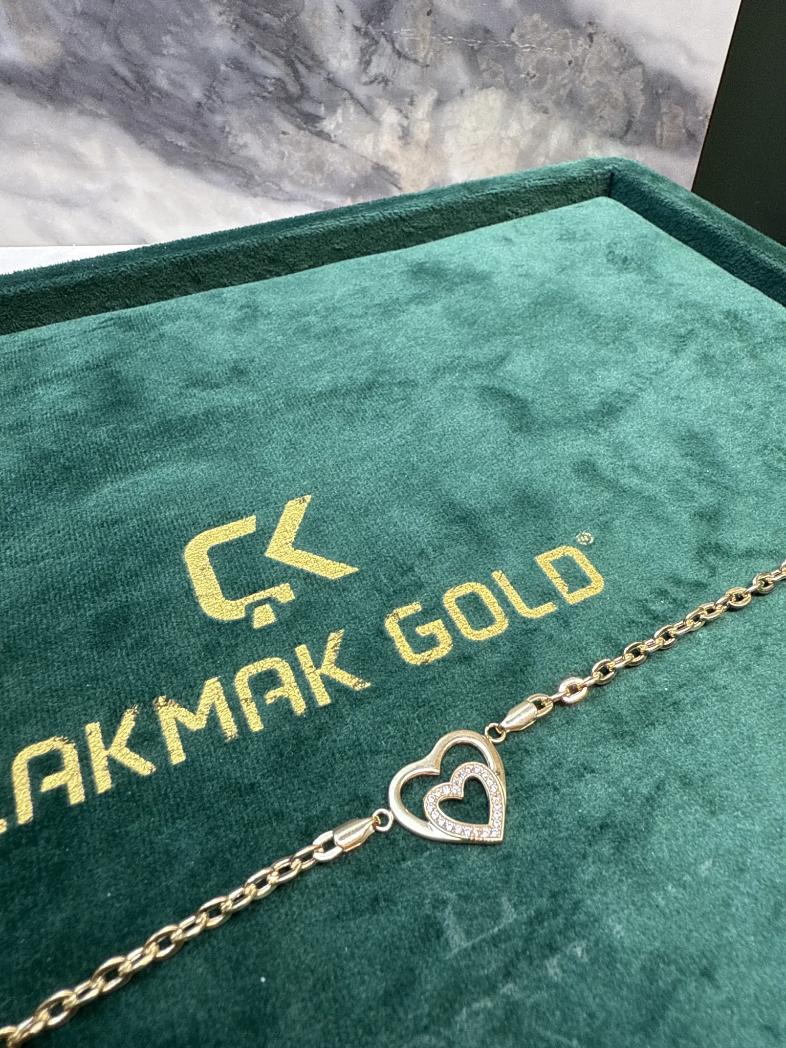 ÇİFT KALPLİ TASARIM BİLEKLİK