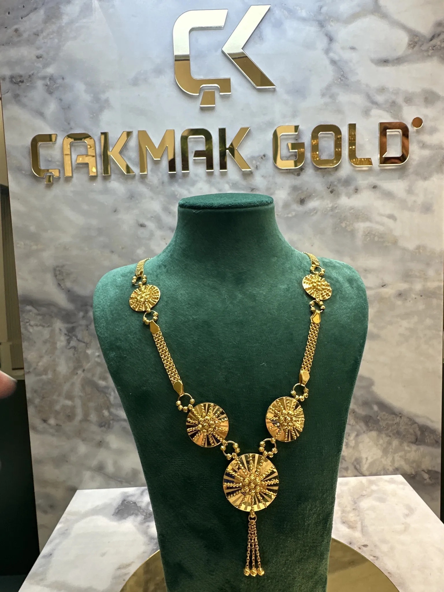 DORİKALI TASARIM KOLYE 