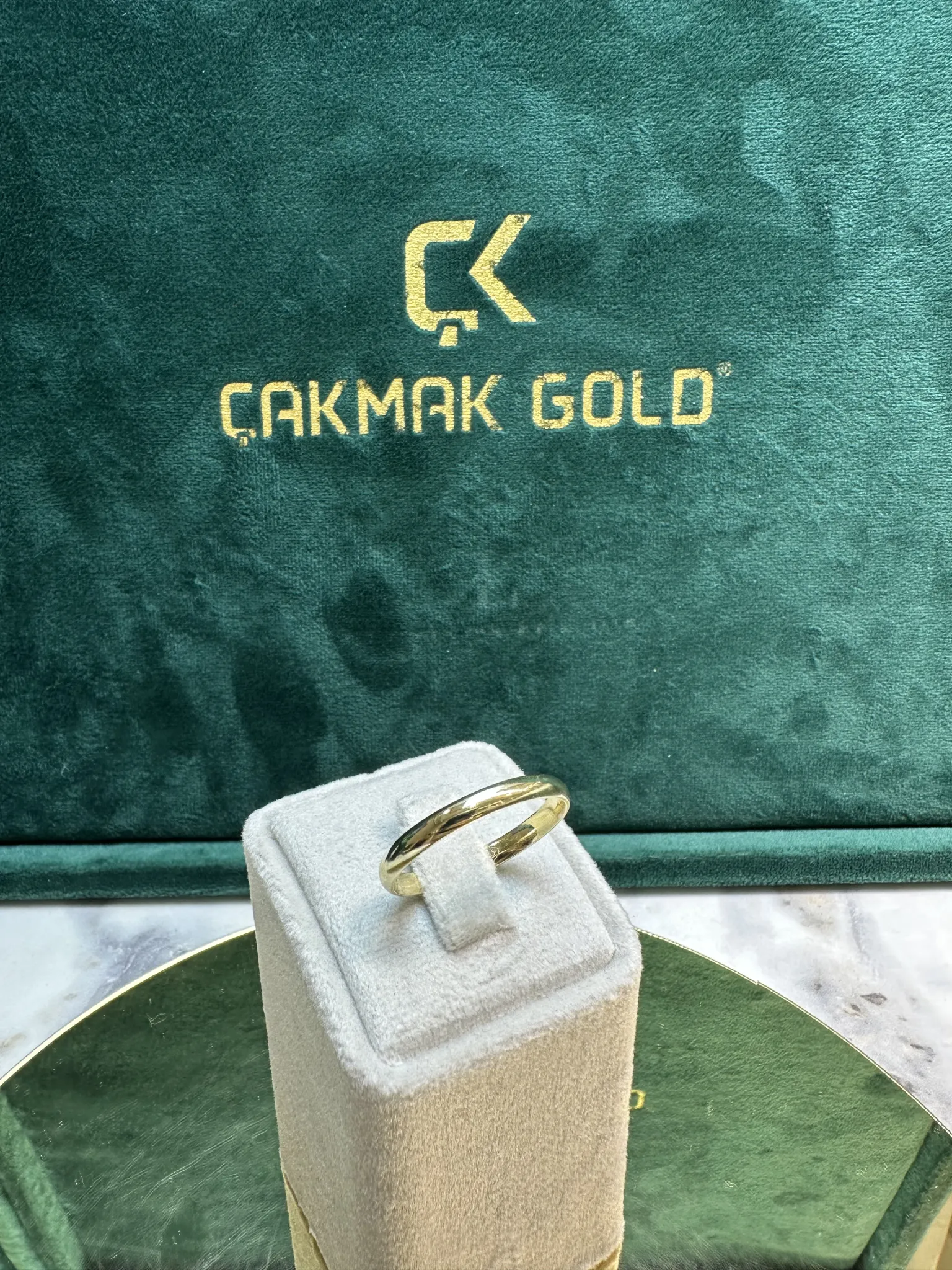 BOMBELİ ALYANS YÜZÜK