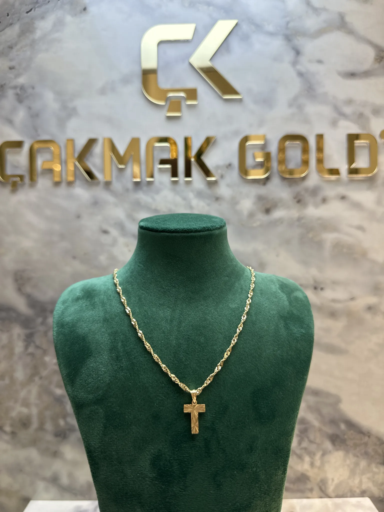 T HARFLİ KOLYE UCU
