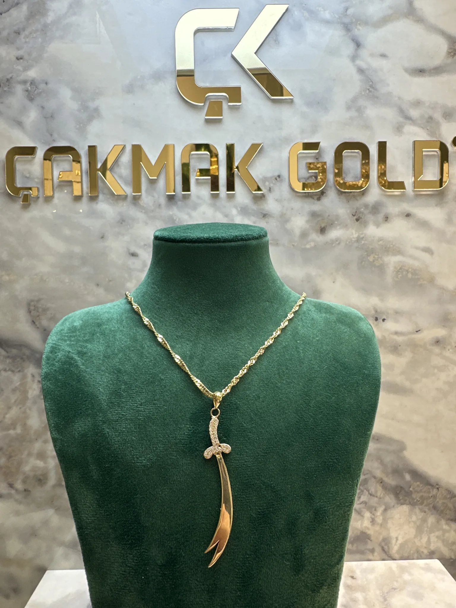 ZÜLFİKAR KILIÇ MODEL KOLYE UCU
