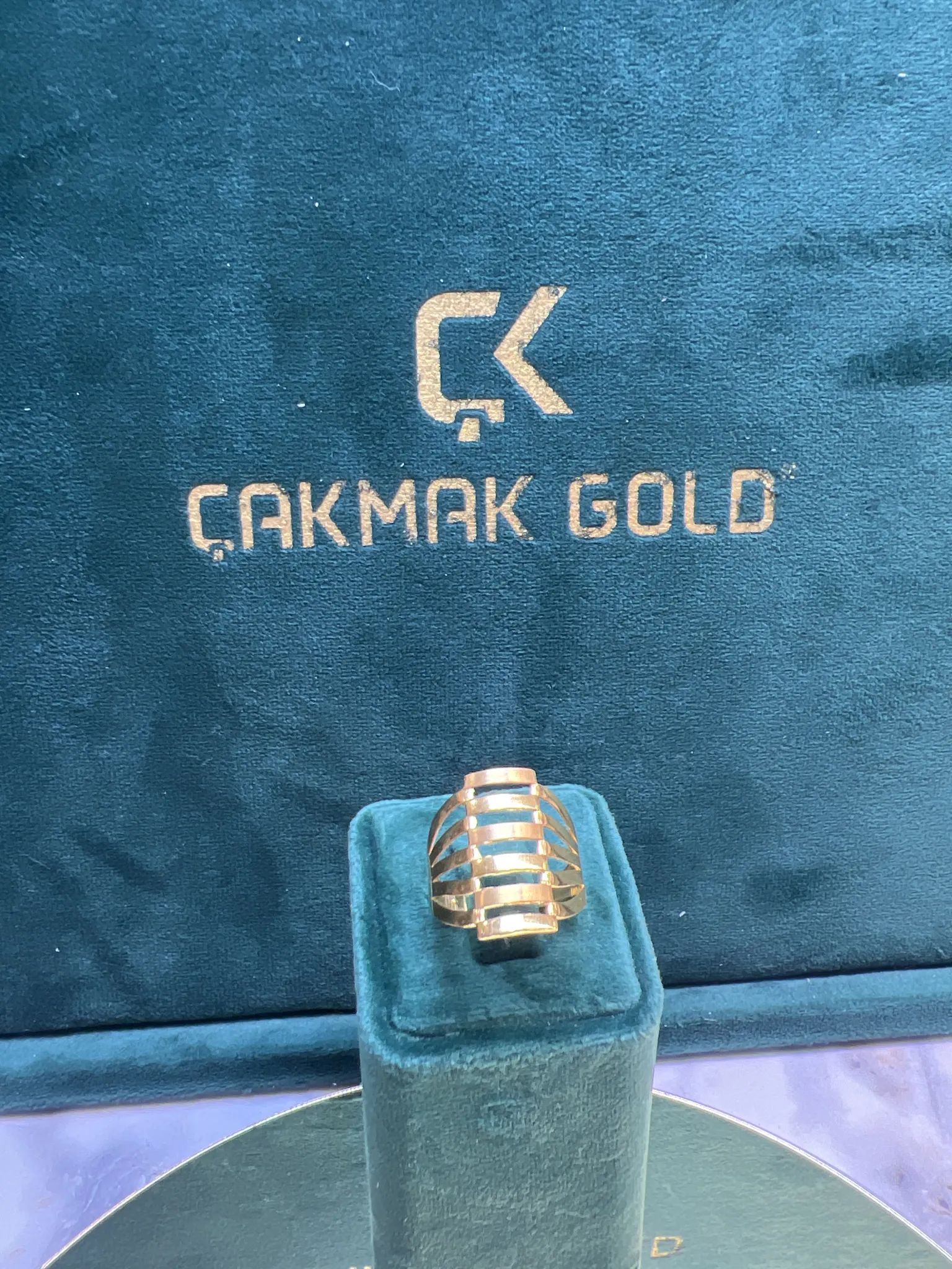 6SIRALI KABURGA MODEL YÜZÜK