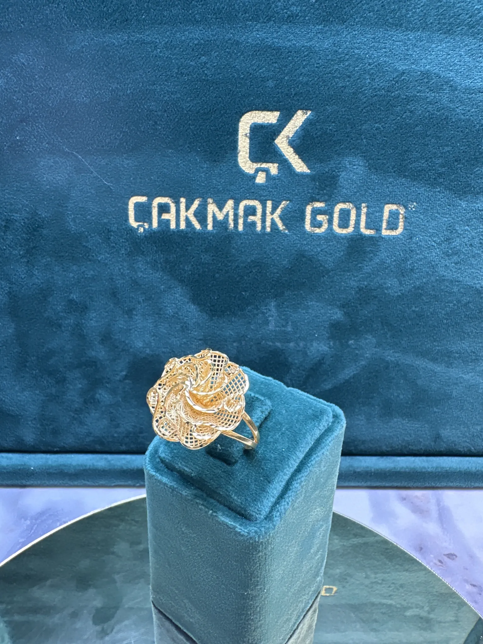 ÇİÇEK TASARIM YÜZÜK