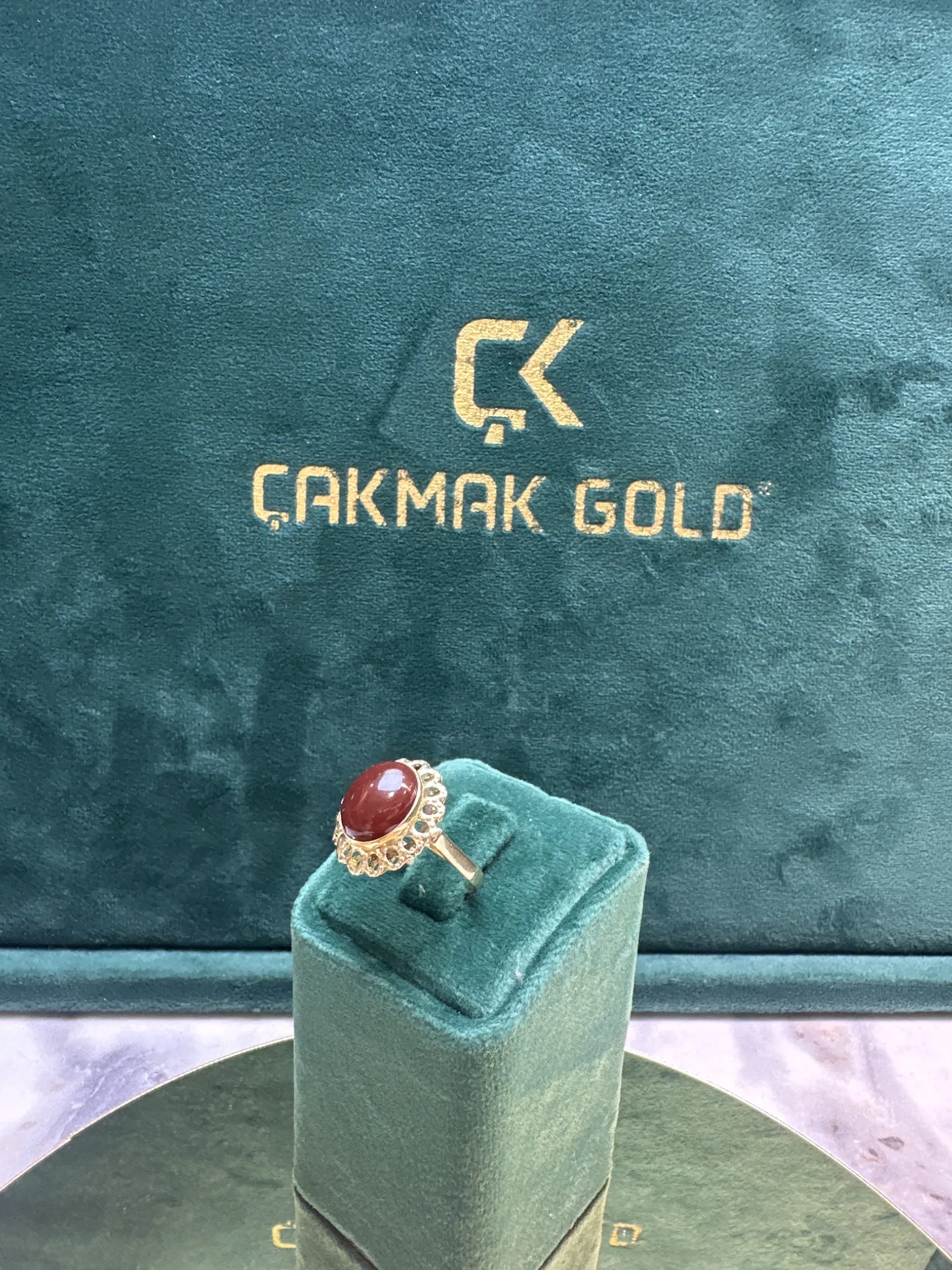 AKİK TAŞLI ANNE YÜZÜĞÜ