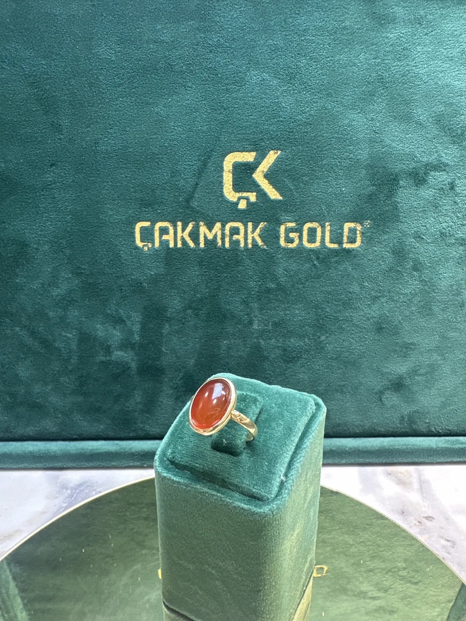 AKİK TAŞLI YÜZÜK