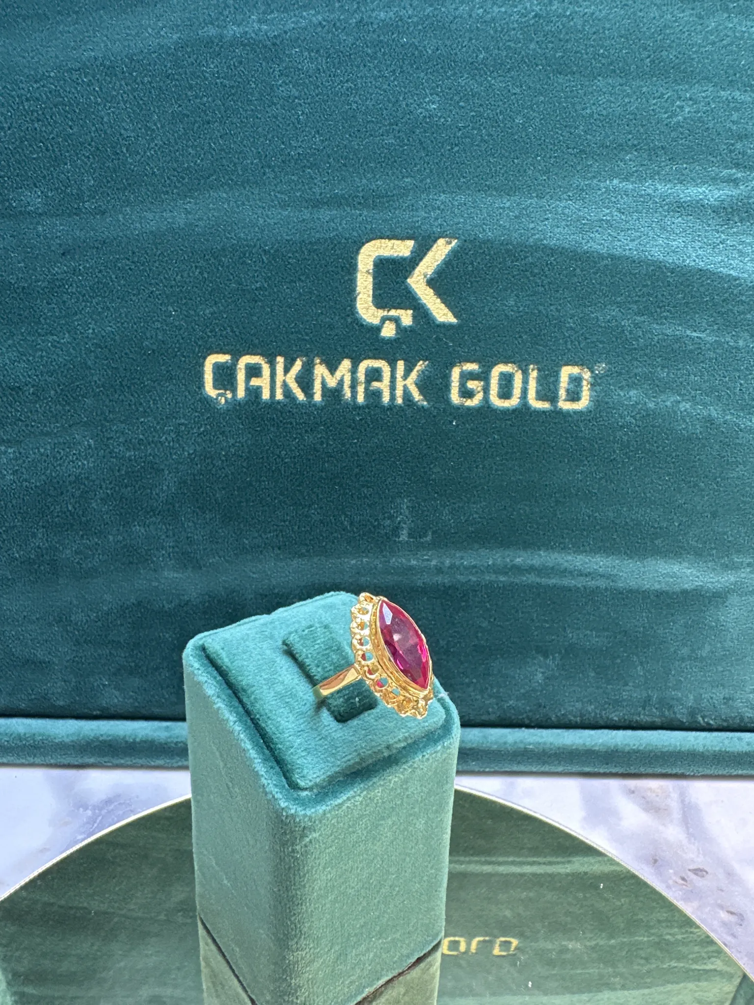 AKİK TAŞLI YÜZÜK