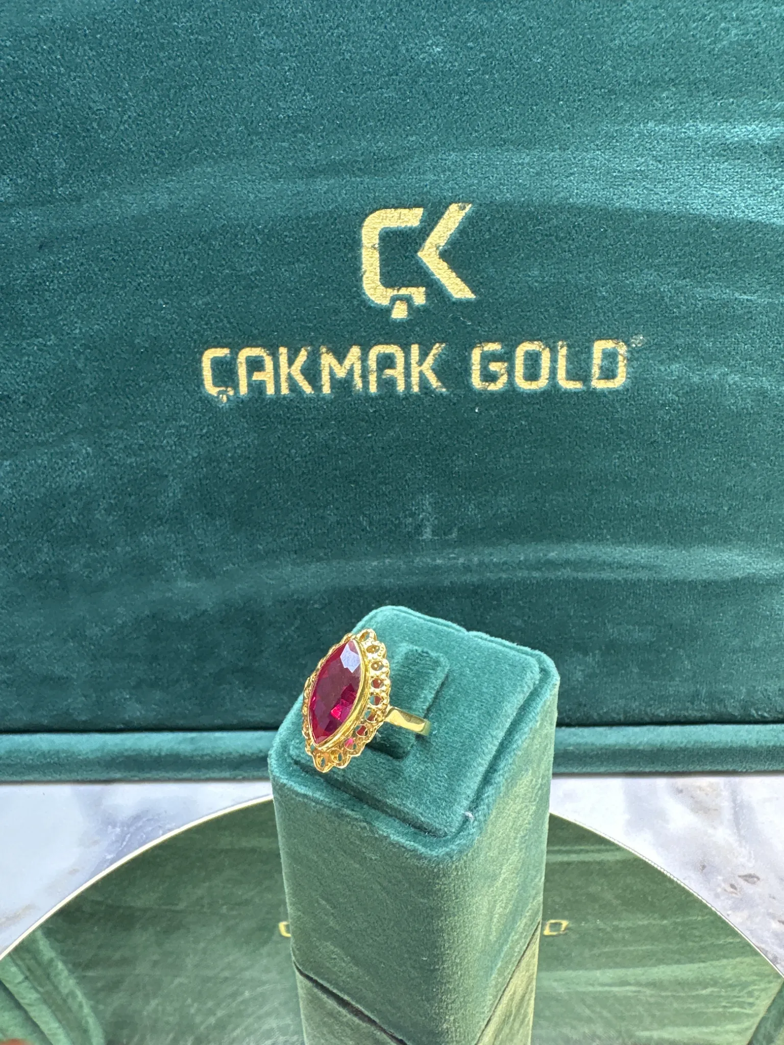 AKİK TAŞLI YÜZÜK