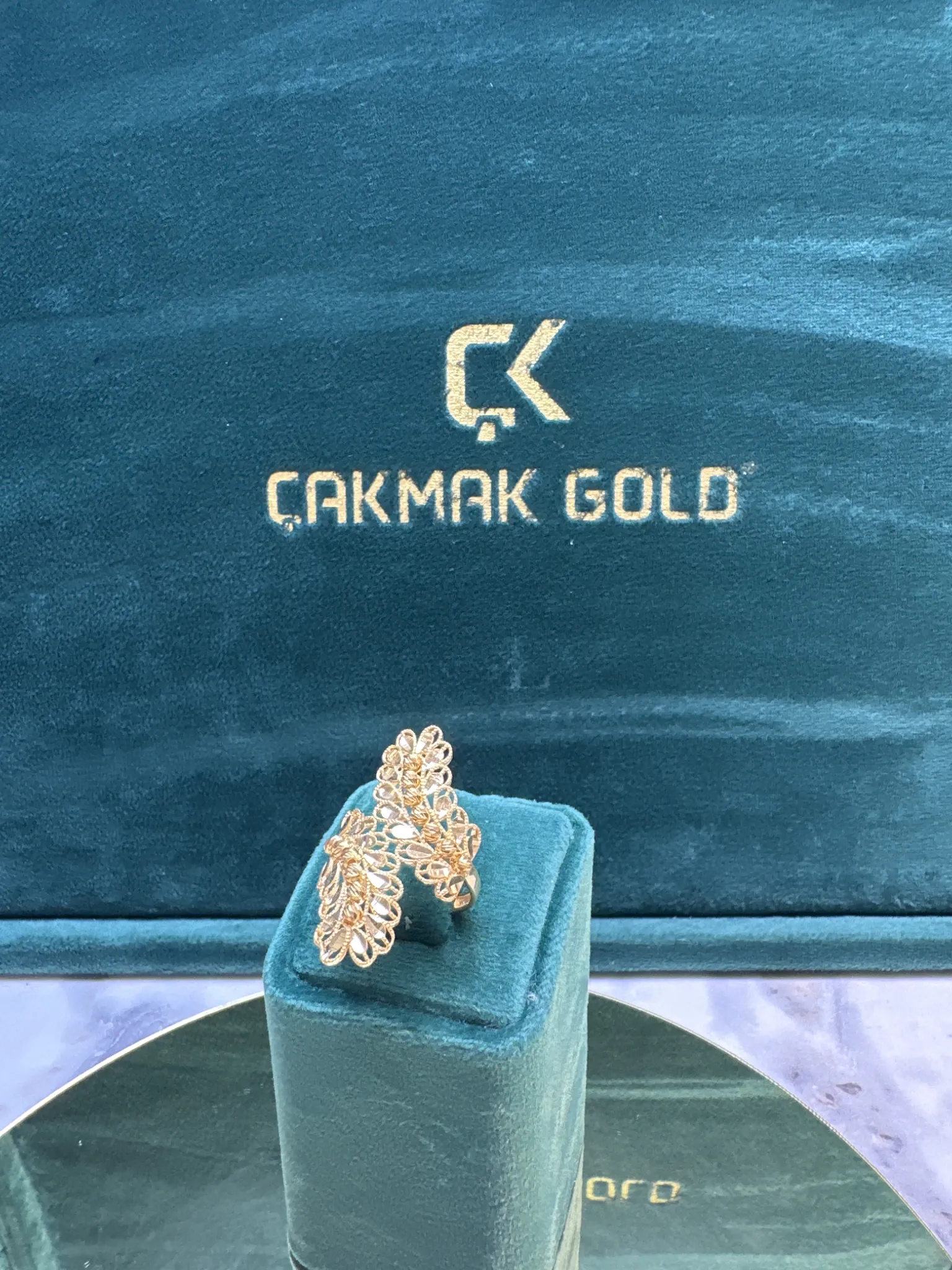 YAPRAK MODEL DORİKA YÜZÜK
