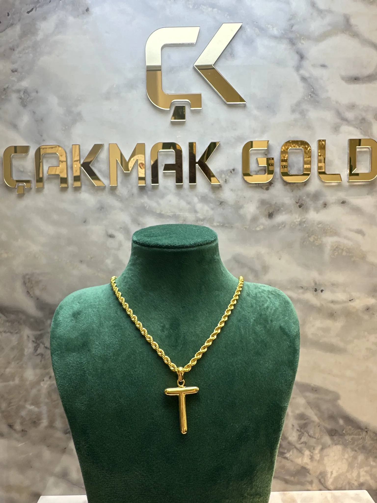 T HARFLİ KOLYE UCU