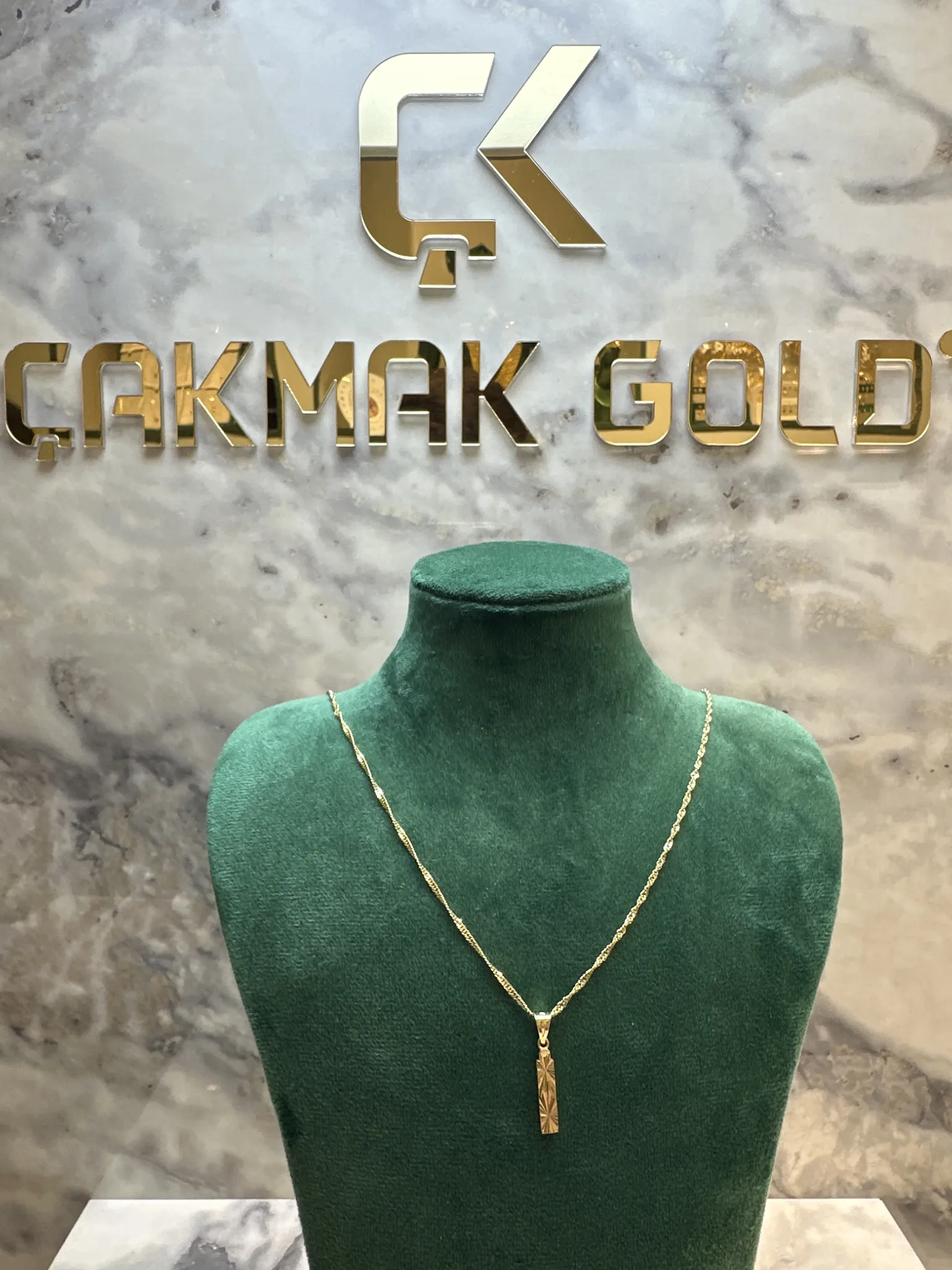 I HARFLİ KOLYE UCU