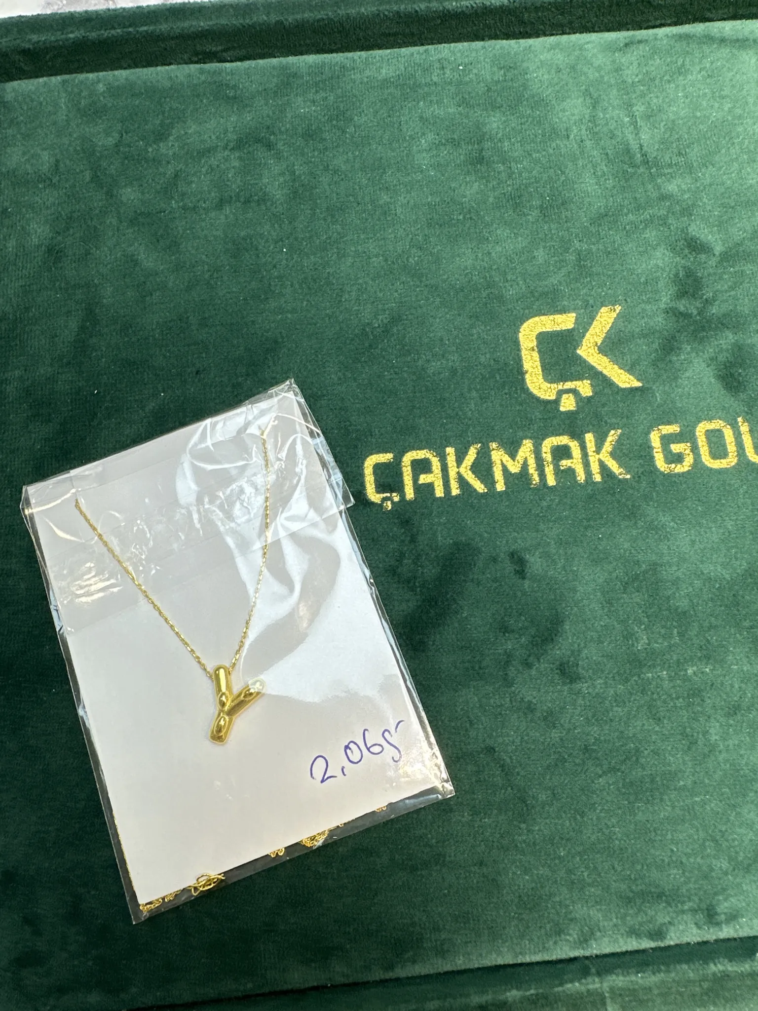 Y HARFLİ KOLYE UCU