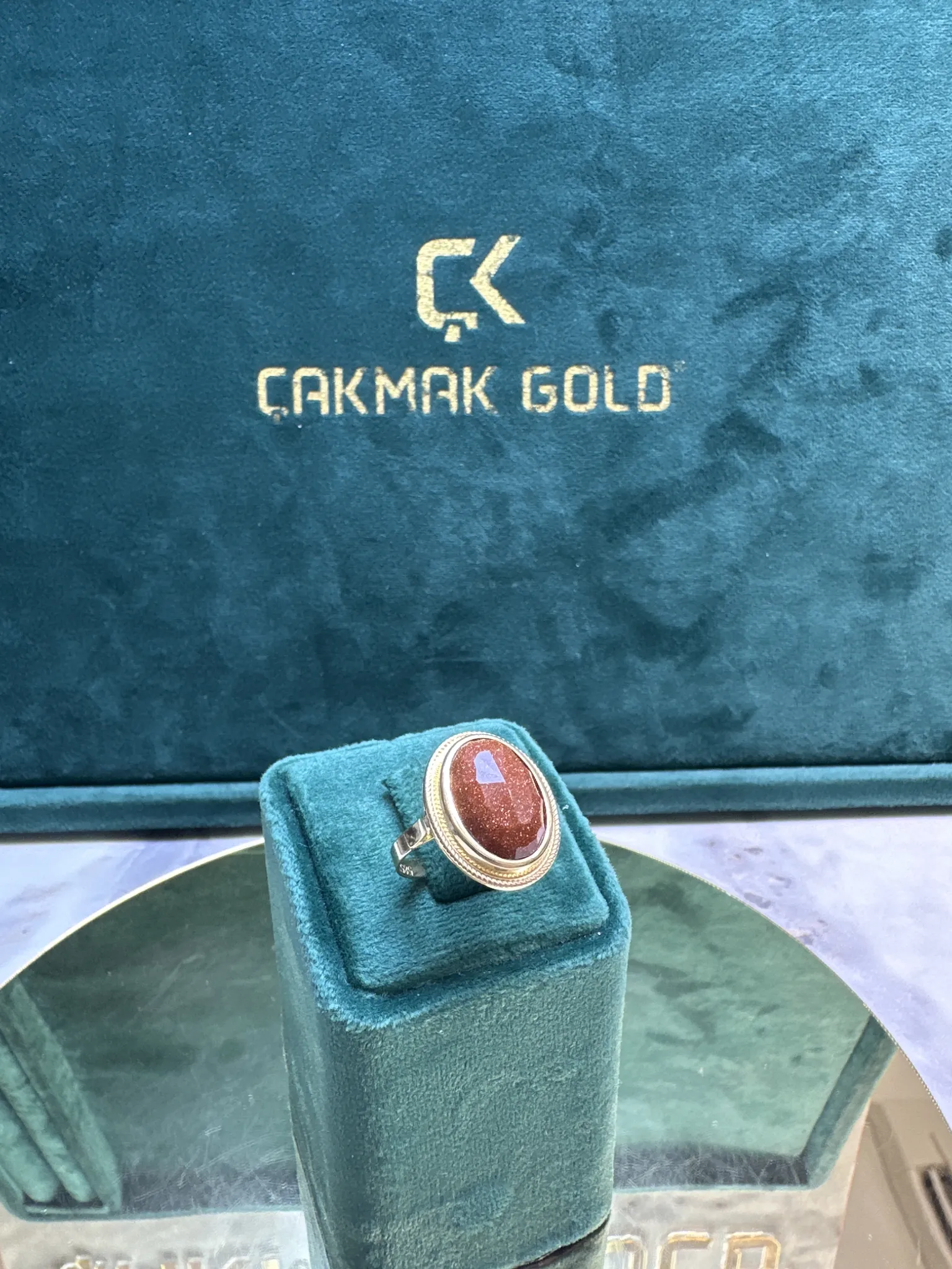 AKİK TAŞLI YÜZÜK