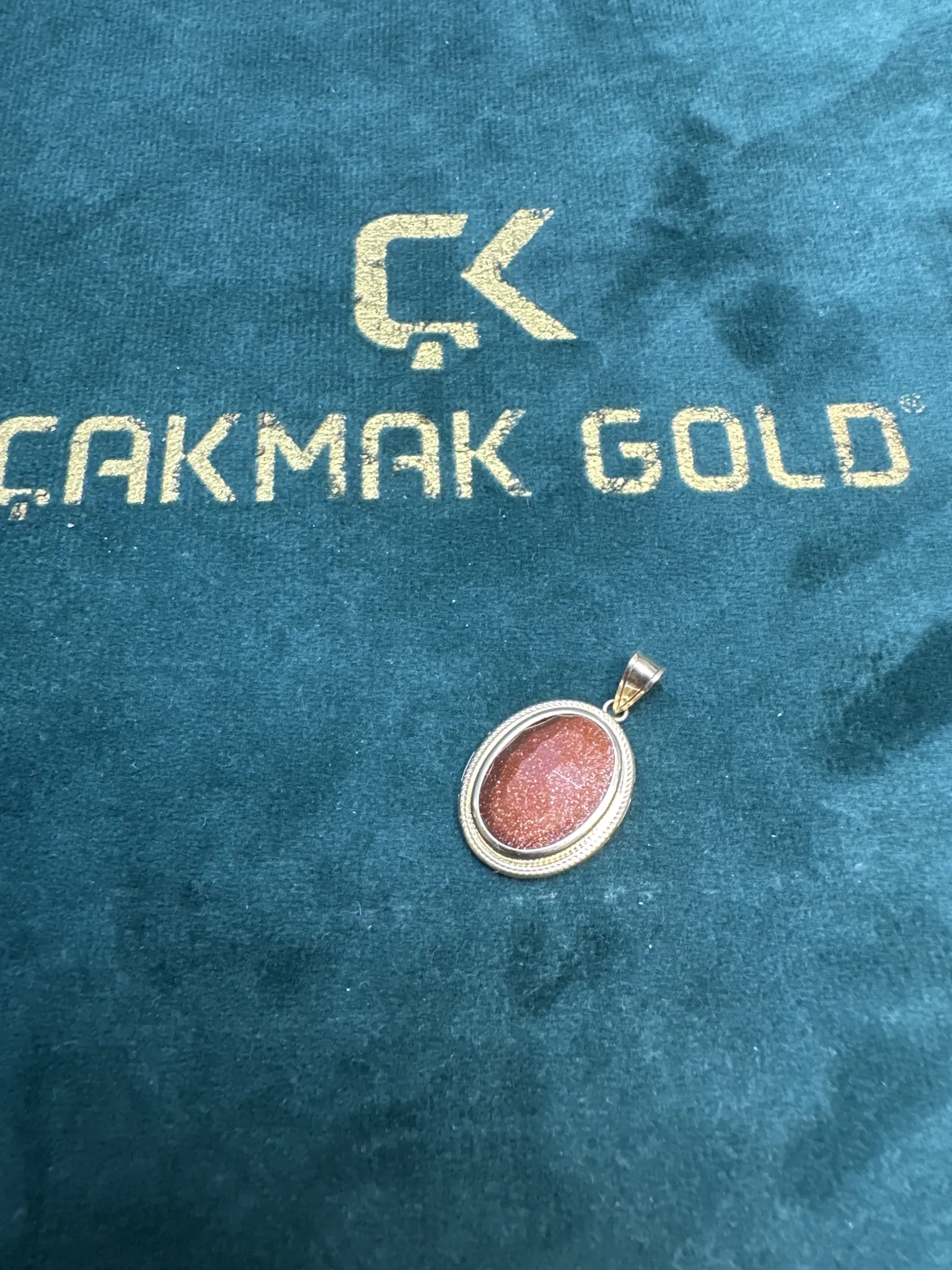 AKİK TAŞLI KOLYE UCU