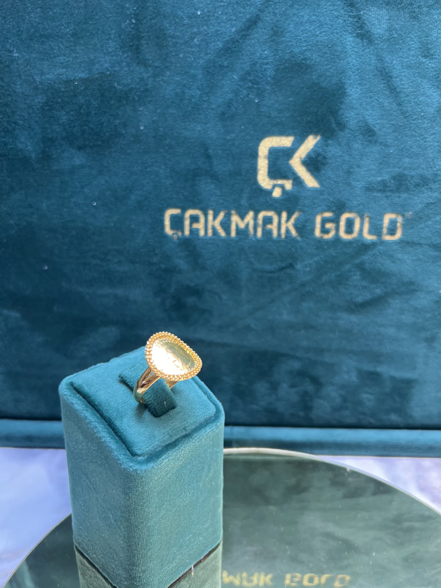 TEKLİ DORİKALI ÇEYREKLİ YÜZÜK