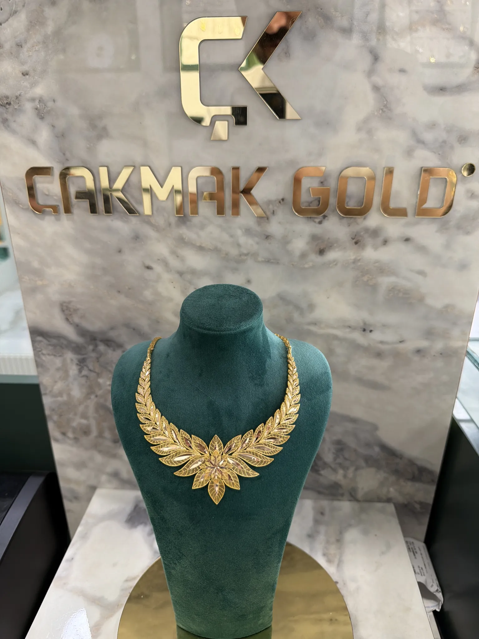 Tasarım Başak Kolye 14K